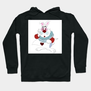 White Rabbit Alice in Wonderland Hoodie